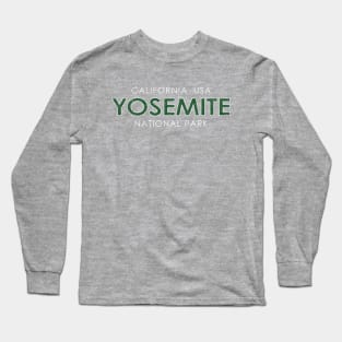 Yosemite National Park Vintage Long Sleeve T-Shirt